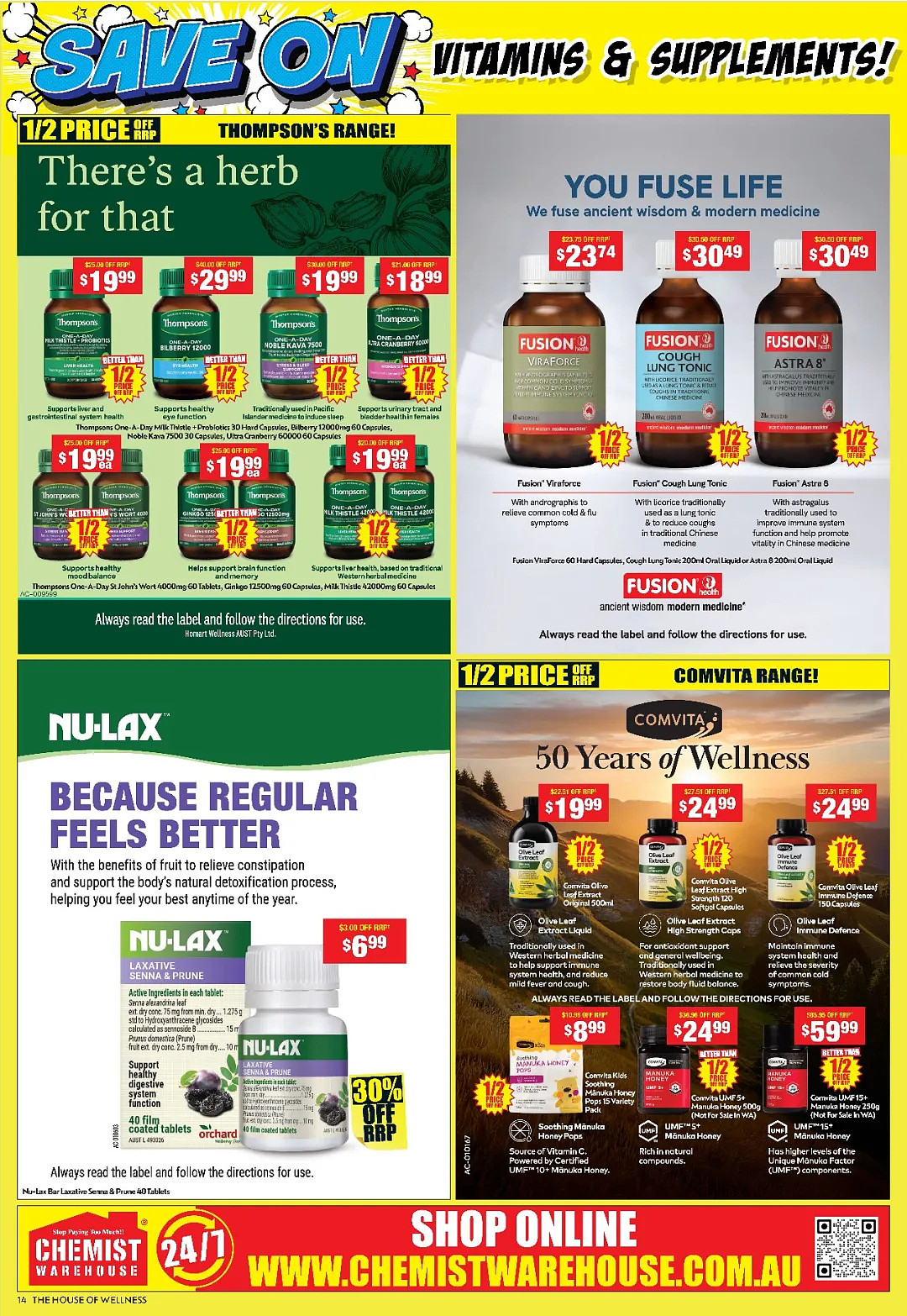 大量半价 + 多重折上折！【Chemist Warehouse】药店 最新一期 优惠目录（组图） - 15