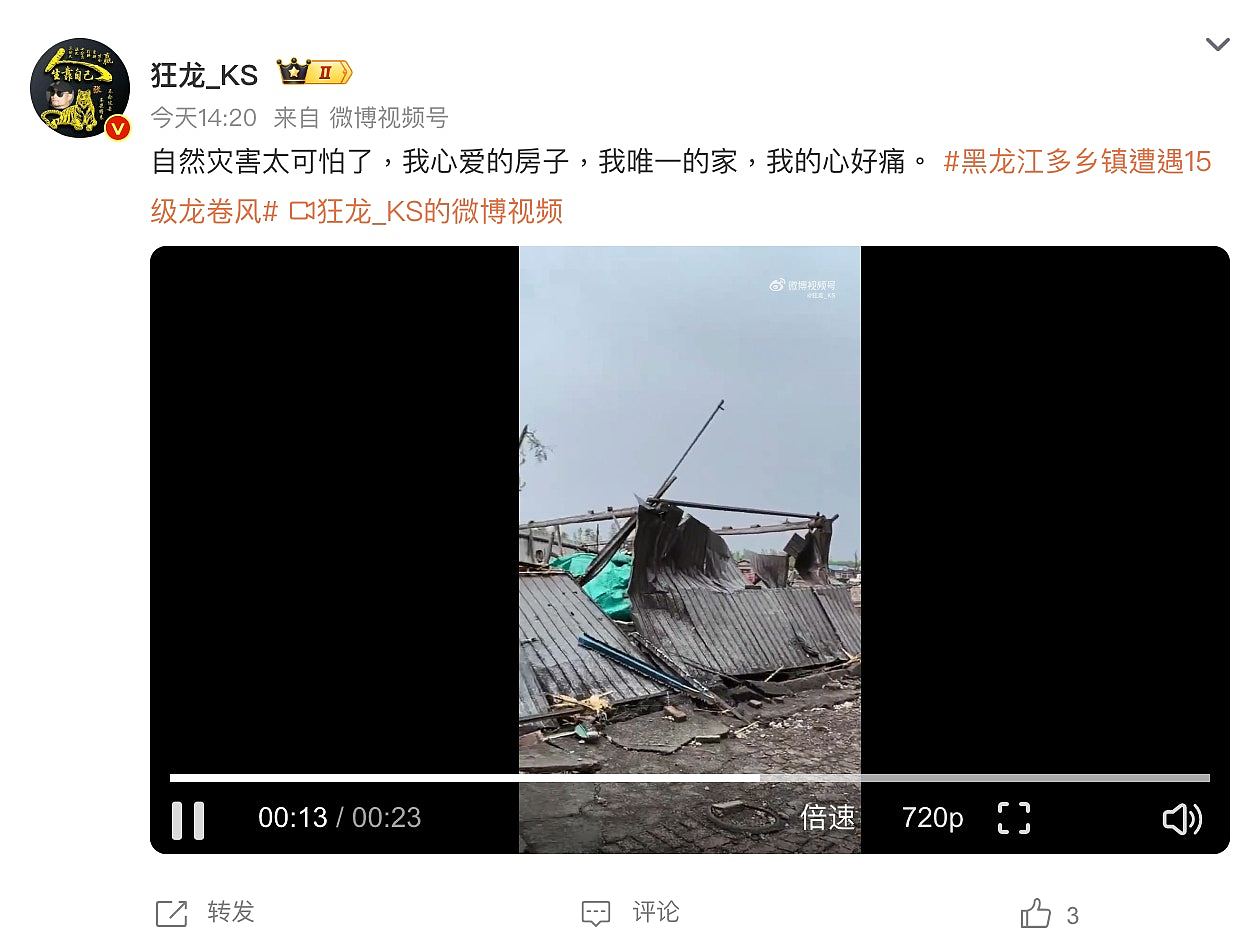 黑龙江一地遭15级龙卷风袭击！房顶被掀大树折断，村民：百年未见（组图） - 6