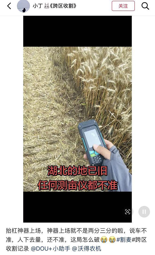 湖北小麦收割惹争议，外地收割机喊着不来了，当地人称坐地起价（组图） - 4