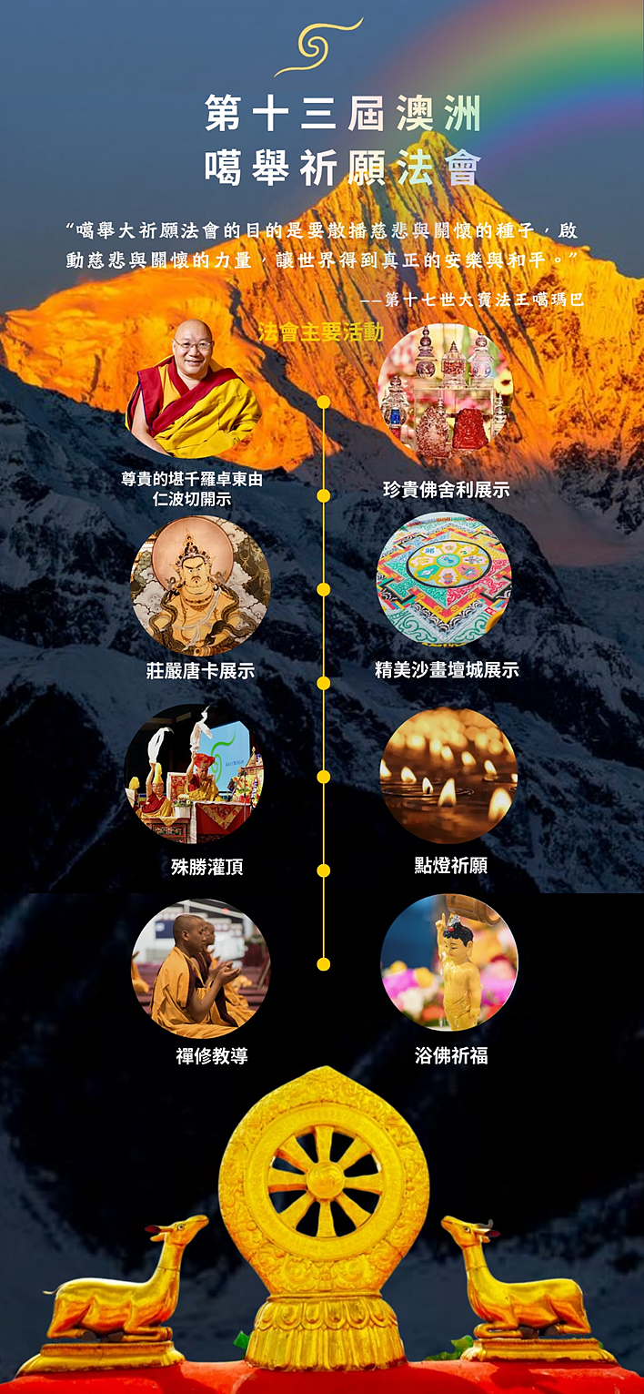 同祈願・四海寧｜2026年第十三屆澳洲噶舉祈願法會即將盛大啟幕 - 3