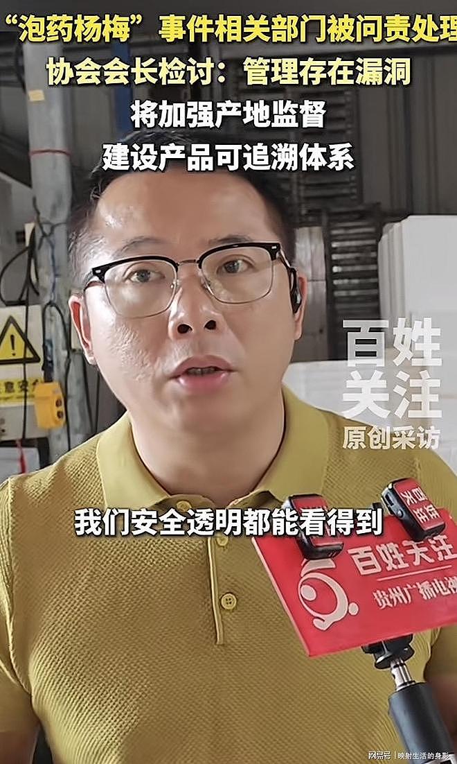漳州杨梅会长:以前确实是没有管到位,接下来一定加强监管(组图) - 1