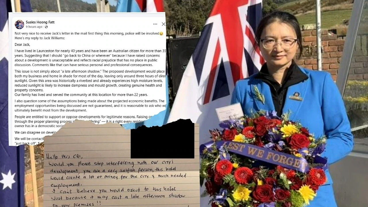 “滚回中国！” 澳华裔议员收到种歧辱骂信，当地居民发声力挺（组图） - 1
