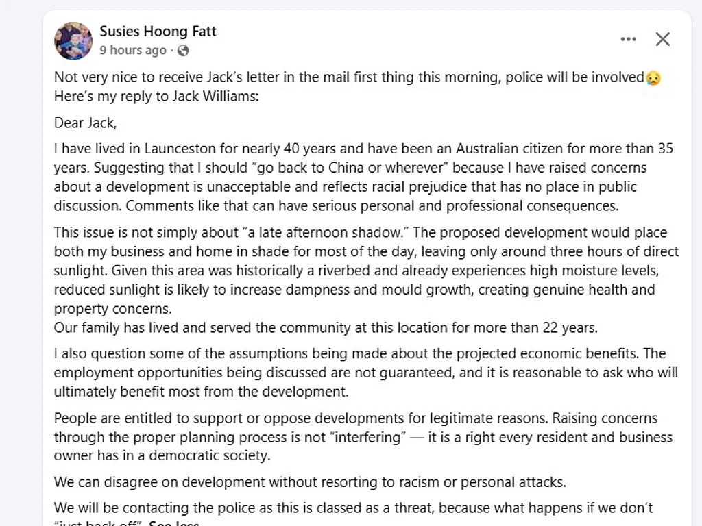 “滚回中国！” 澳华裔议员收到种歧辱骂信，当地居民发声力挺（组图） - 3