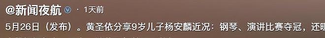 黄圣依儿子双料冠军太惊艳,杨子公司立案调查,两人命运两级反转 - 18
