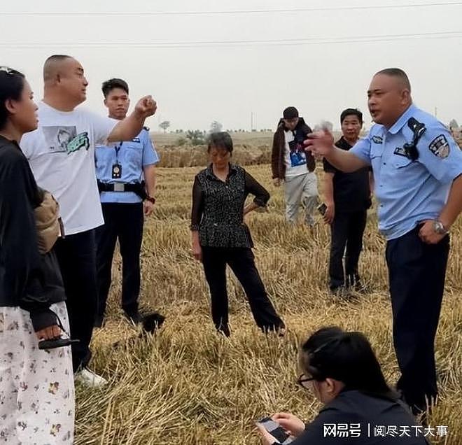 “割四赔五”？湖北大娘讹收割机后续，警方介入，当地人再曝恶行 - 11