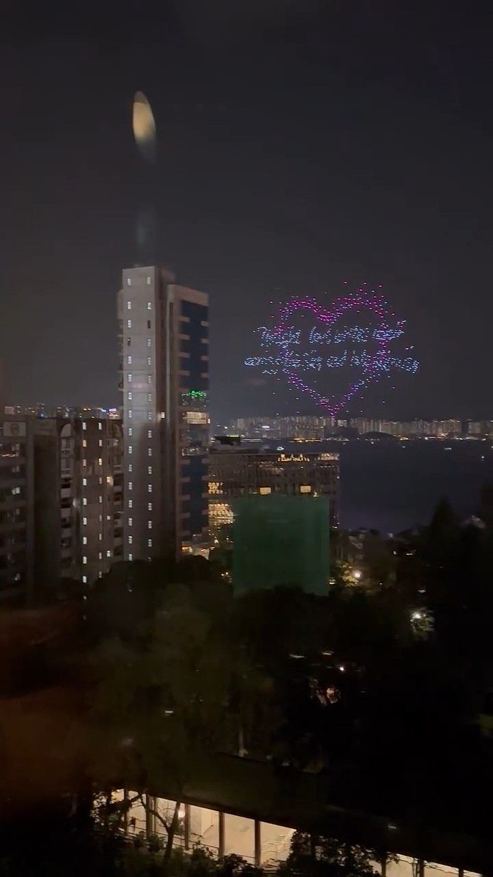 尖沙咀无人机求婚片疯传,料花6位数!男女主角曝光(组图) - 4