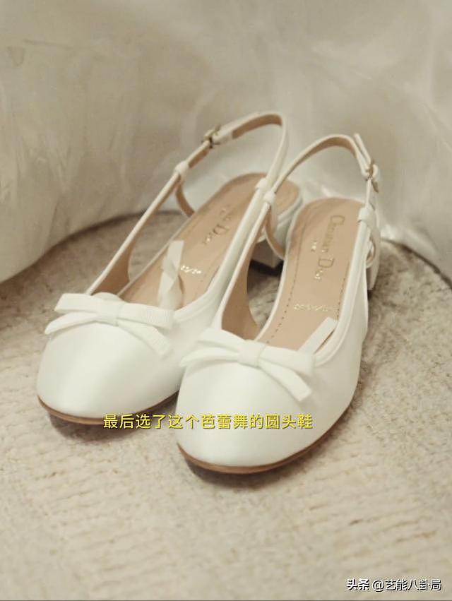 奚梦瑶大婚晚宴现场曝光,穿89年生日古董礼服,何猷君增高鞋出圈(组图) - 4