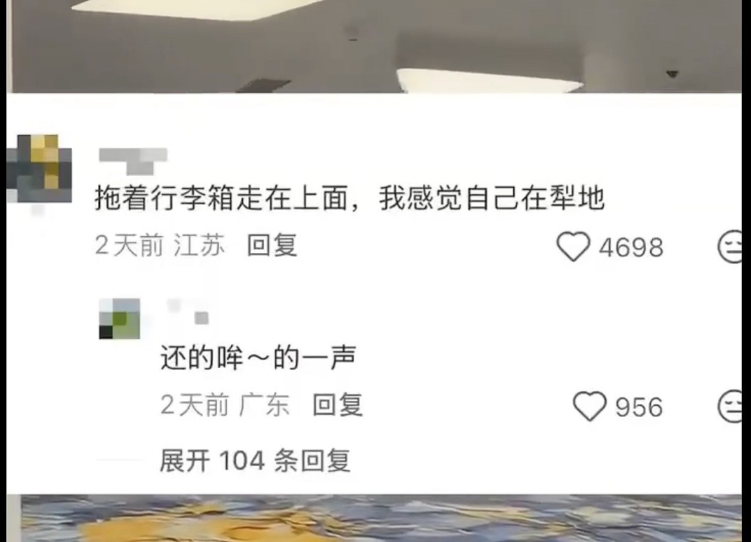 广州机场壕砸3000万铺高端地毯！网友吐槽：钱多烧的慌（组图） - 2