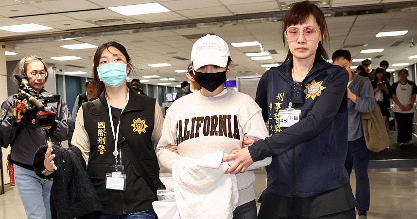 太阳花女神在美运毒逃亡5年遭遣返，双手上铐抵台（组图） - 1