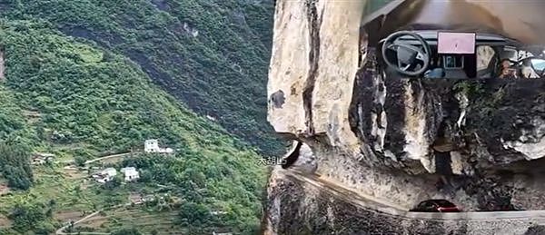 中国车主挂壁公路实测特斯拉智驾海外走红!马斯克转发后车主回应(组图) - 1