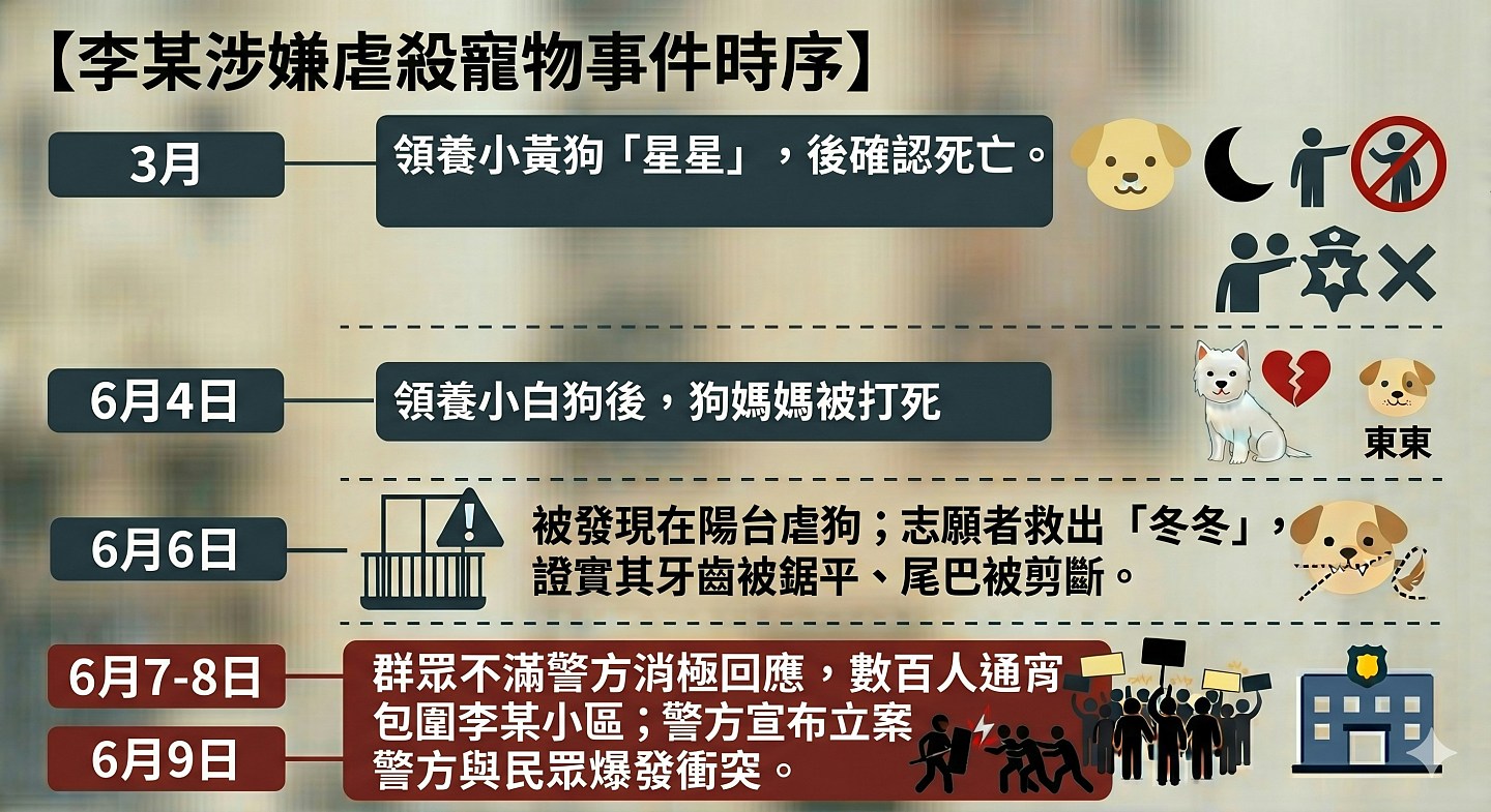 重庆山姆打包哥假领养虐杀幼犬,数百人示威爆发警民冲突(组图) - 10