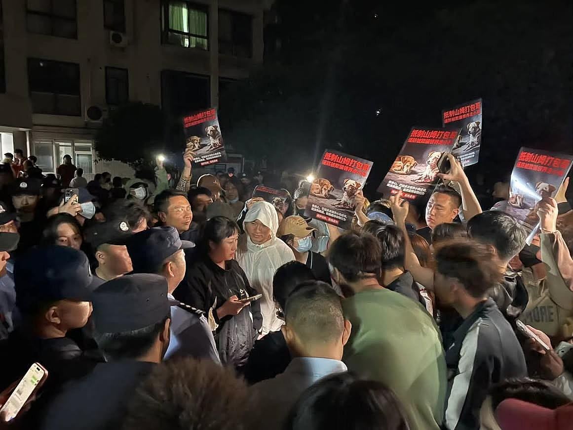 重庆山姆打包哥假领养虐杀幼犬,数百人示威爆发警民冲突(组图) - 12