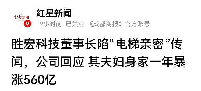 “电梯亲吻门”公司回应:董事长是惠州首富,夫妇俩身价达650亿(组图) - 2