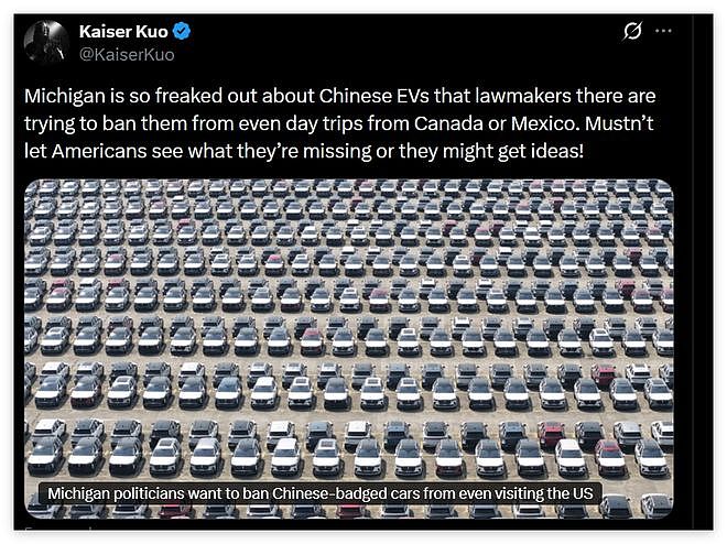 害怕美国人看到中国车,美国俩政客想出一个馊主意...(组图) - 3