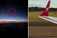 Qantas乘客机窗拍下罕见天文奇观：金星与木星在澳上空“接吻”（组图）