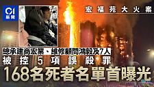 香港宏福苑大火致168死！鸿毅宏业董事等被控5项误杀罪（组图）