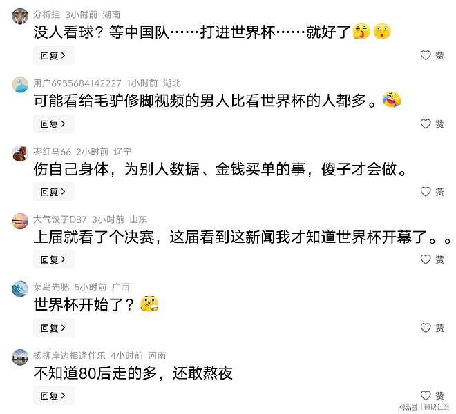 世界杯太惨了!邀约4000人到场0人,央视疑似亏钱,评论区太现实 - 5