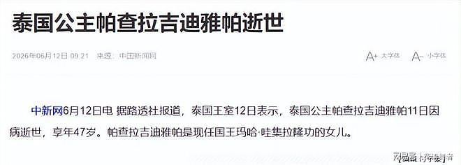 演都不演了?泰国长公主去世仅1天,死因被扒,李嘉诚意外被牵连 - 2