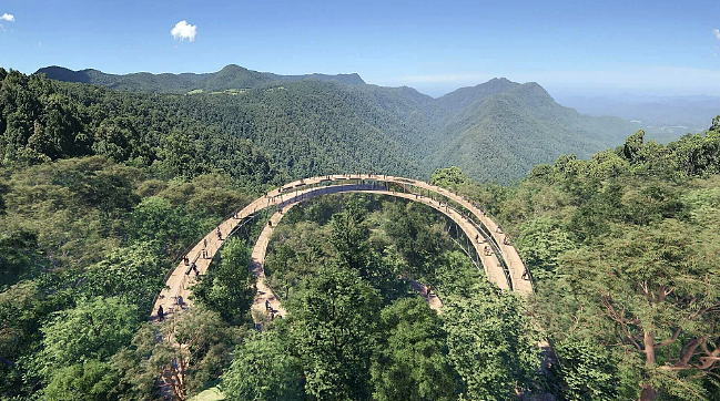 砸$5640万！悉尼全新空中步道要来了，雨林、营地和野生动物这里都有（组图） - 1