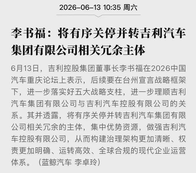 李书福公开怒斥汽车圈：一个个都在打肿脸充胖子！ - 7