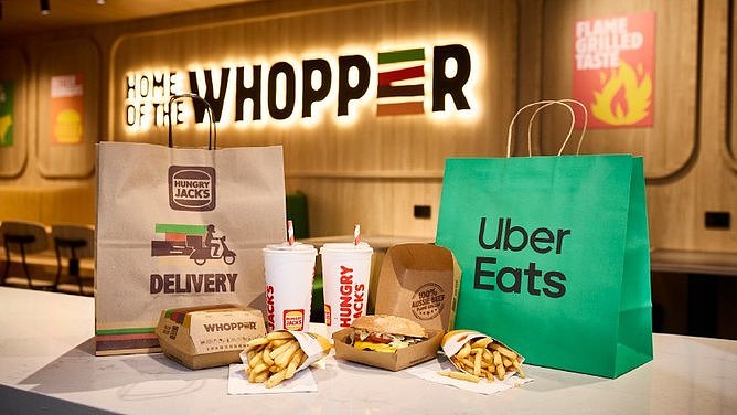 下周起Hungry Jack’s全场半价!联手Uber Eats汉堡最低不到$3(组图) - 1