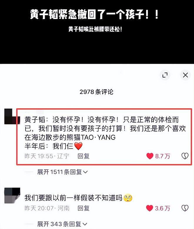 曝徐艺洋已生子!孩子已3岁,在美国出生,黄子韬将人设不保(组图) - 8