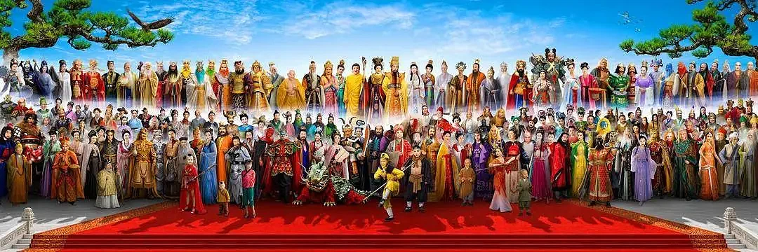 一张合影集齐86版《西游记》所有角色，全网看哭（组图） - 1