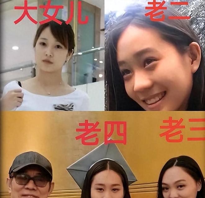 63岁李连杰罕见晒全家福,四个女儿全部出镜,长女很像前妻黄秋燕 - 1