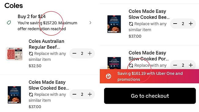 Coles联手Uber推出超值促销，澳人下单后竟被系统多扣数百刀！网友炸锅（组图） - 5