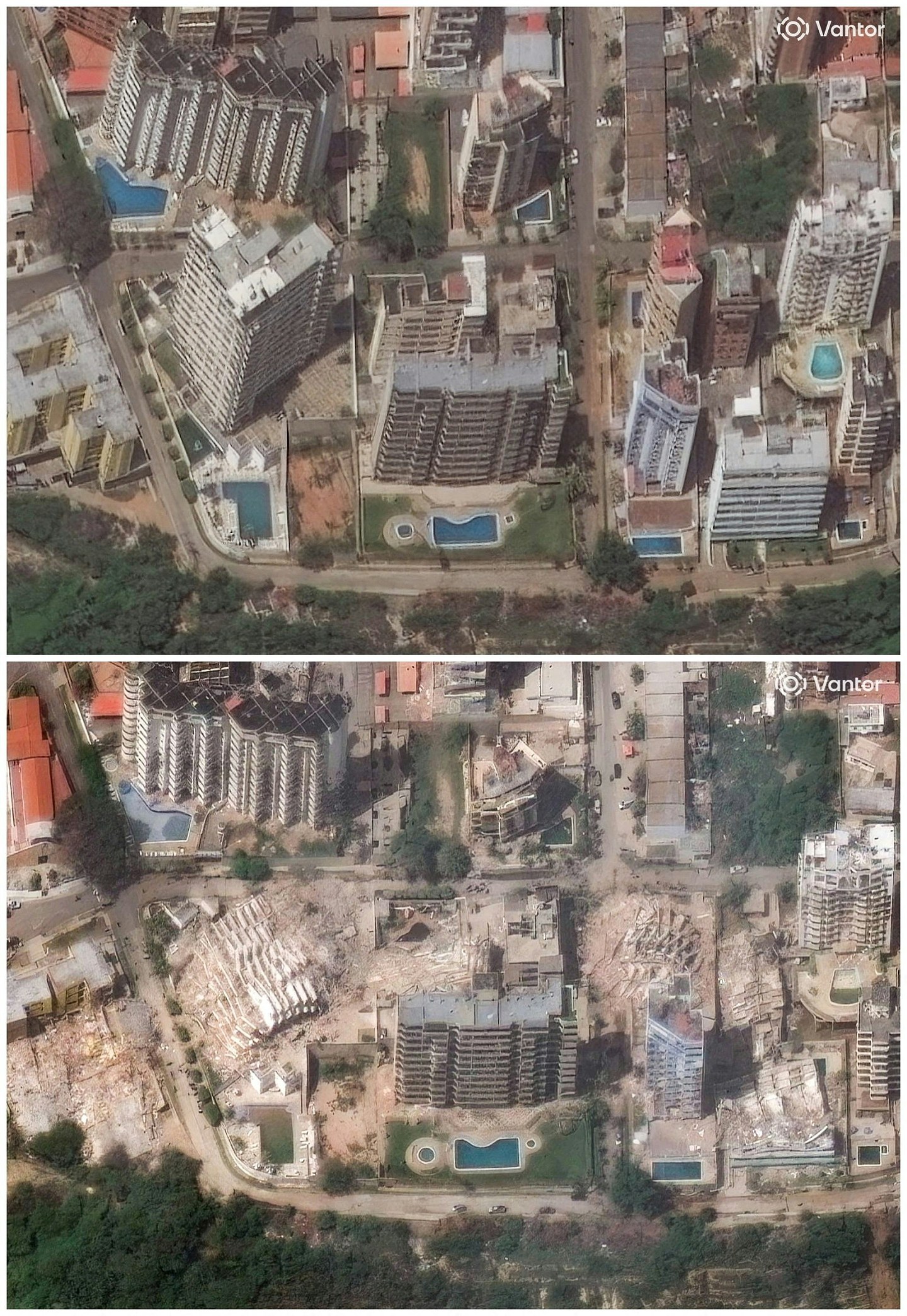 委内瑞拉百年最强震前后惊人对比，重灾区民宅变废墟（组图） - 2