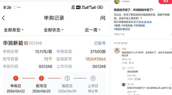 业绩连年下滑，华润新能源中签率今年第一！有股民慌了：会不会破发？ - 2