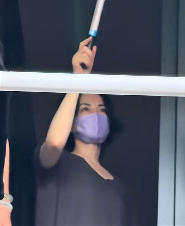 谢霆锋西安演唱会，王菲嗨疯了！手拿荧光棒，不断给男友加油（组图） - 1