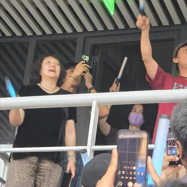 谢霆锋西安演唱会，王菲嗨疯了！手拿荧光棒，不断给男友加油（组图） - 4