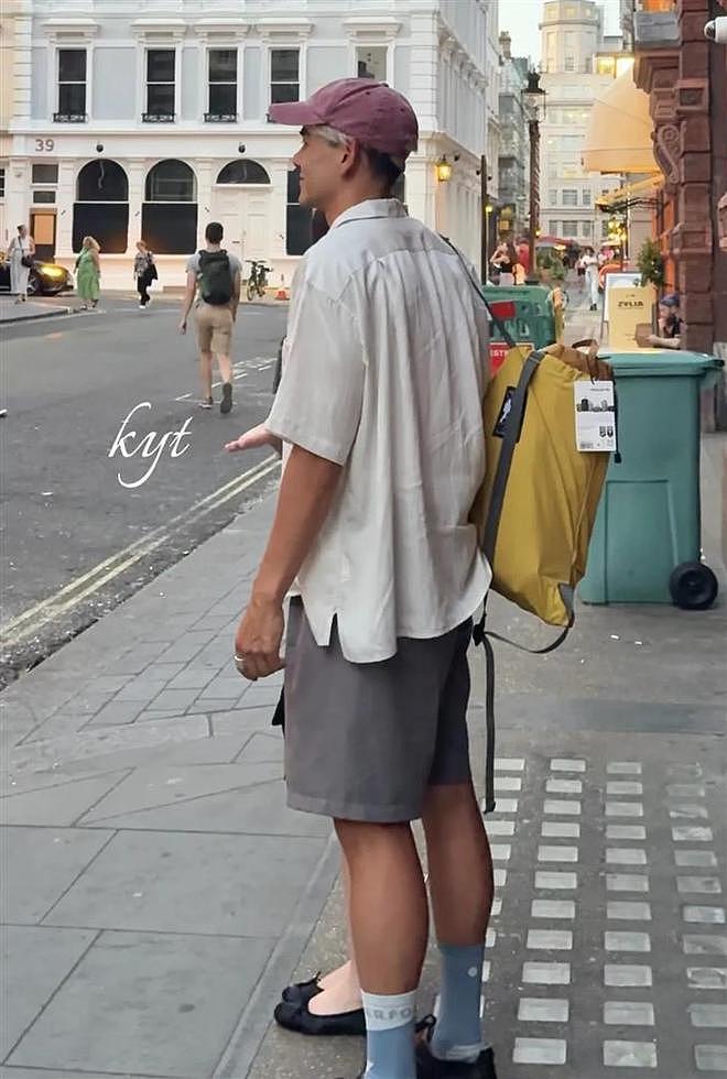 44岁彭于晏伦敦路人抓拍火遍全网，银发少年感爆棚，拍戏彻底停工 - 3
