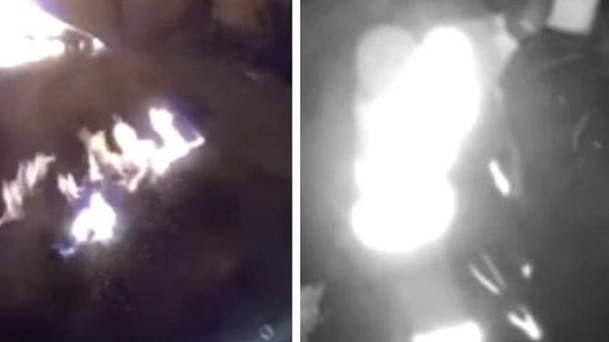 澳民宅深夜发生纵火案！奔驰被泼油烧毁，警方介入调查（视频/组图） - 1