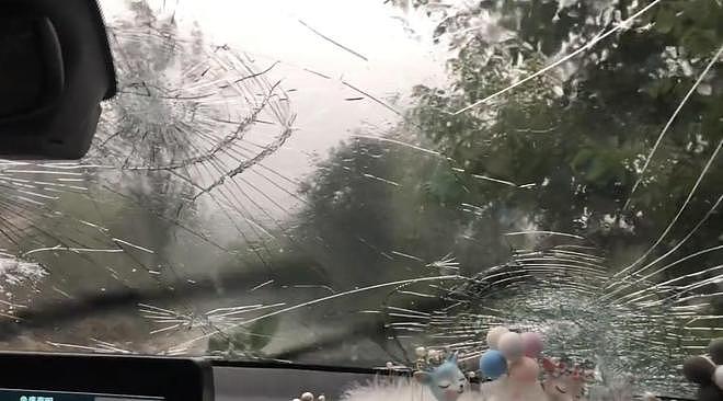 河北多地突降冰雹，车玻璃被砸出“蜘蛛网”，村民称“红薯只剩下杆子”（组图） - 2
