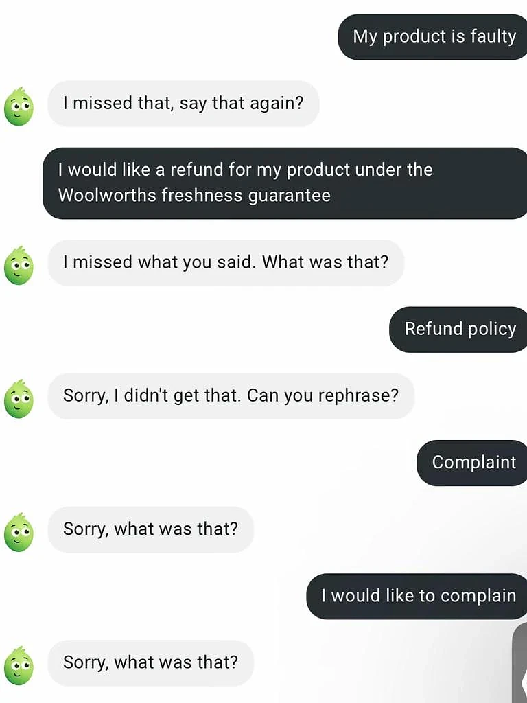 Woolie买到发霉草莓，澳女找客服却陷死循环！网友吐槽：AI太离谱（组图） - 2