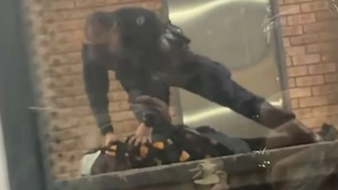 澳洲火车站惊现持刀男子!遭警方多次猛击引争议,视频网上疯传(视频/组图) - 3