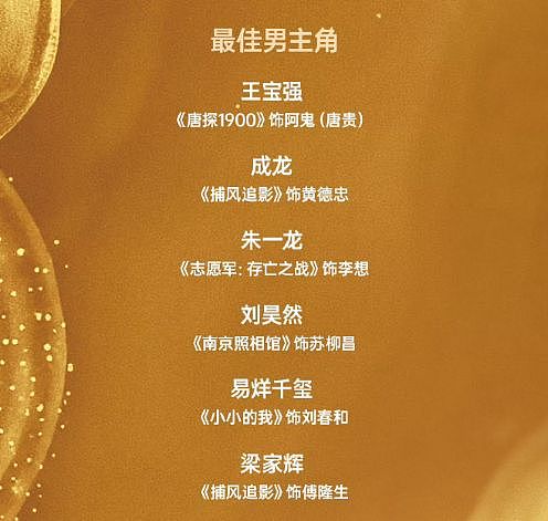 第38届百花奖来了！看完提名名单，我要说：内娱影坛要完了！ - 5