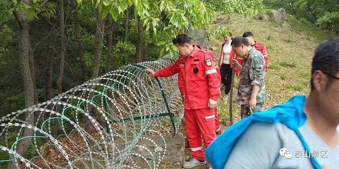 泰山景区刀片隔离网引众怒！泰安政府决定拆除替代（组图） - 5