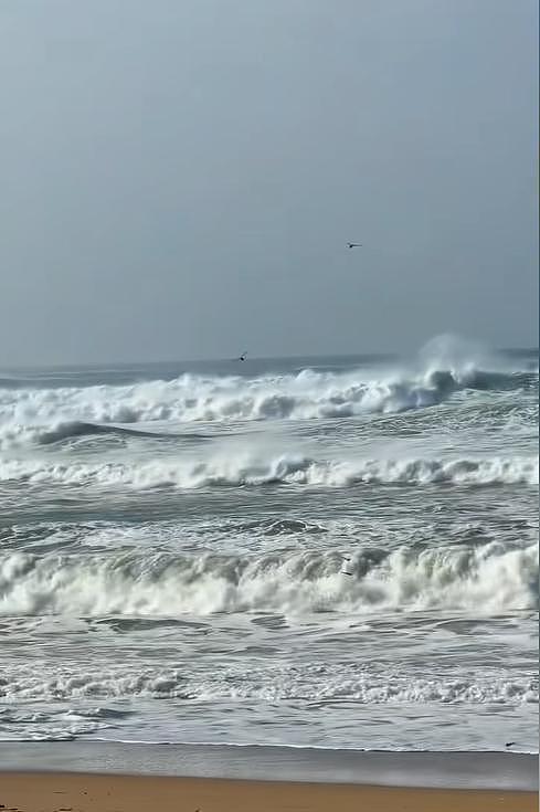 台风“巴威”逼近台湾，近海浪高达7.2米，多地停班停课，台北居民：街上见不到什么人，公交车也停了 - 2