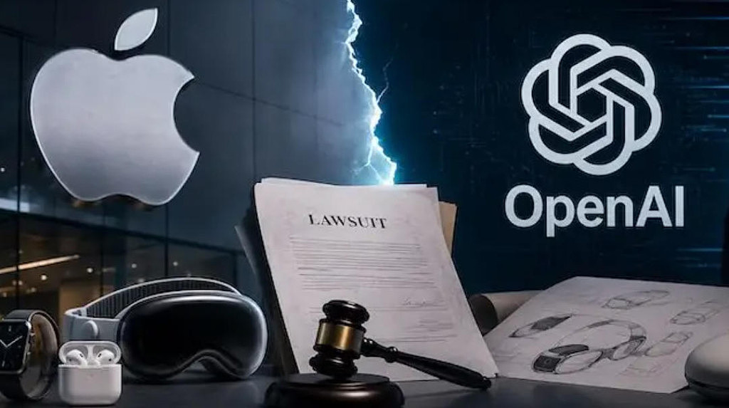 苹果起诉OpenAI窃取商业机密,要求重设计AI硬件(组图) - 1