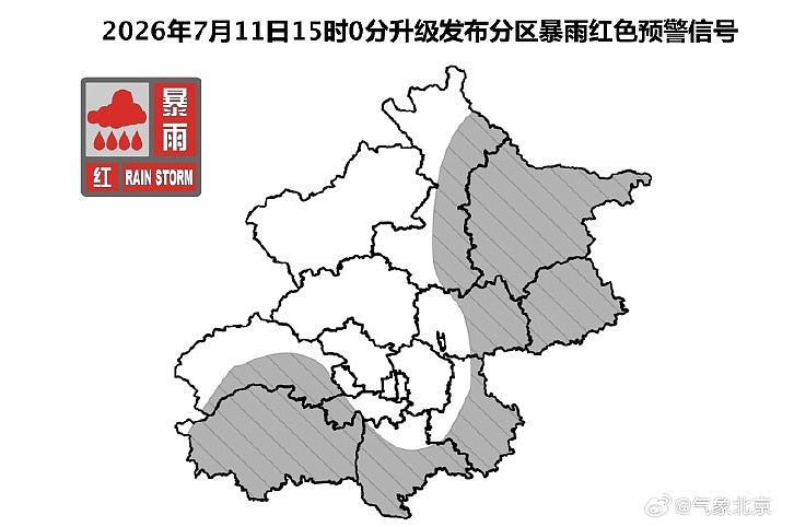 北京发最高级别暴雨红色预警，关闭181景区73家养老院，转移10万人 - 2