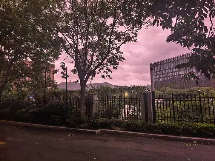 台风“巴威”来袭:沪杭粉紫天空刷屏,极端暴雨洪涝预警升级 - 4
