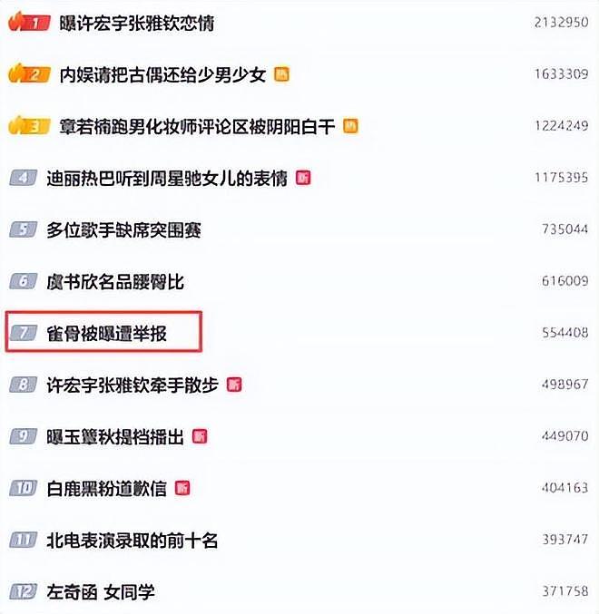好家伙!《雀骨》遭大批观众举报上热搜,理由简直匪夷所思 - 3