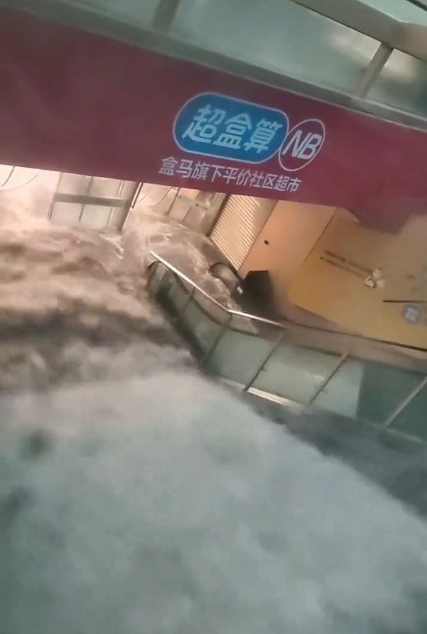 上海遭遇百年一遇特大暴雨!市区成“威尼斯”,民众划浆板出行(组图) - 8