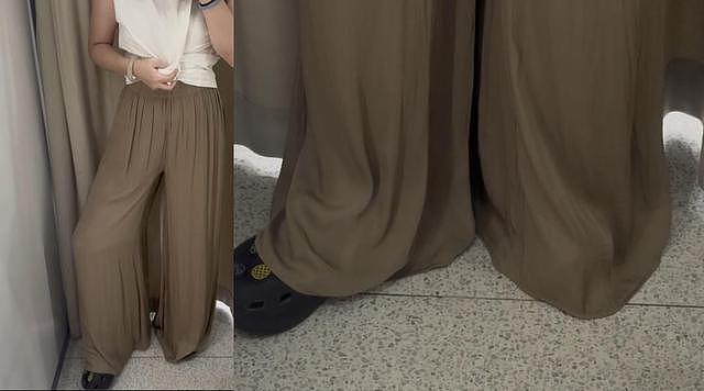 记者实探“摔跤风波”中的ZARA：问题阔腿裤仍在售（组图） - 2