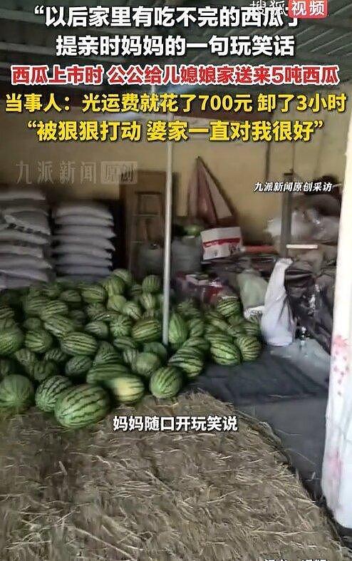 提亲时一句玩笑，婆家霸气送来自种“5吨西瓜”，宁夏女子被狠狠打动 - 1