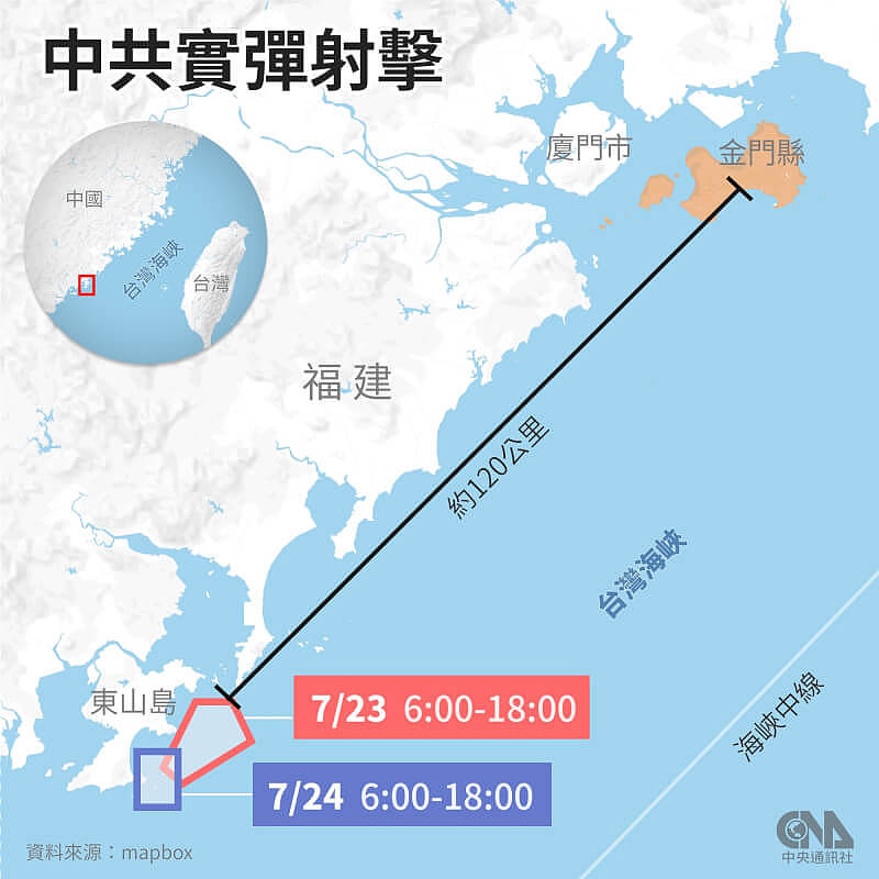 陆在台海实弹射击　陆委会：对台影响不大 - 1