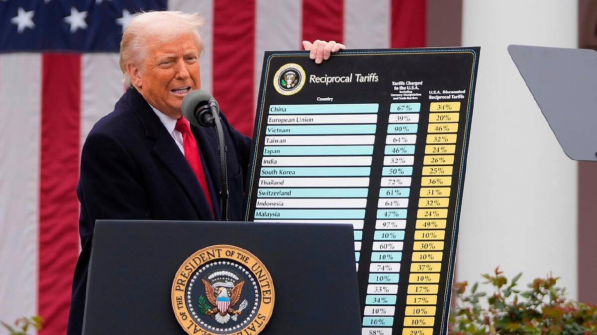 美国对60个贸易伙伴加征关税，澳洲和中国税率为12.5% - 2